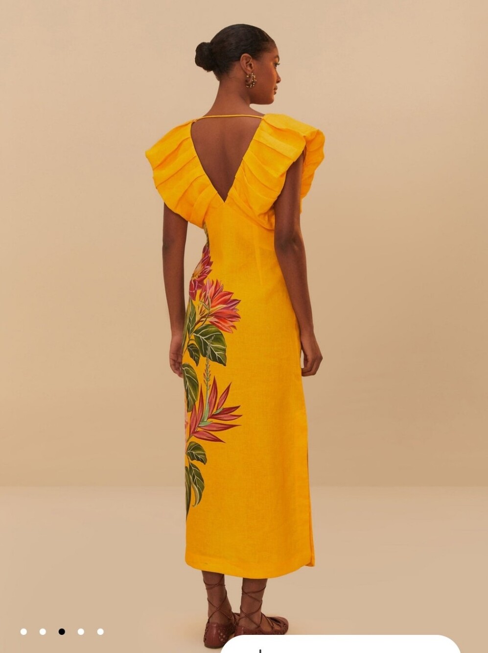 Farm Rio Off White Spring Awakening Mididress - Picture 3 of 7
